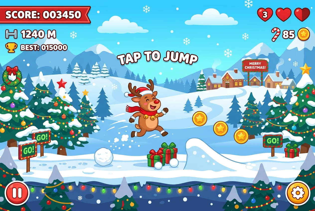 Christmas Runner 3D Sprint